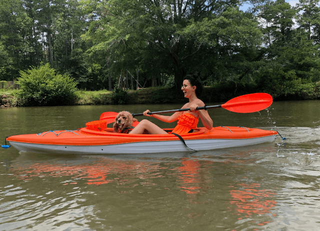 God's healing is powerful - Anna Szabo kayaking