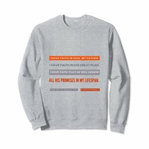 #52Devotionals I Have Faith - Christian Sweatshirts by Anna Szabo - Heather Grey