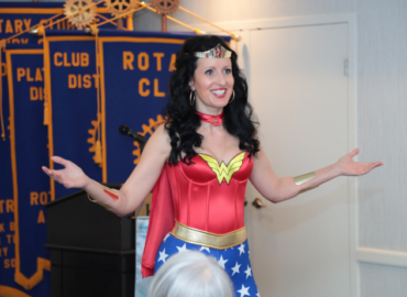 Encouraging Poetry - Anna Szabo Wonder Woman Speaker at Rotary International