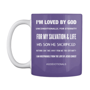 I'm Loved by God Purple Mug with Christian Affirmations by Anna Szabo on TeeSpring